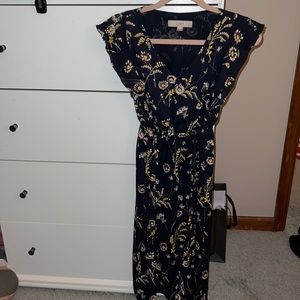 The Loft floral work dress